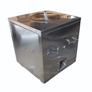 Stainless Steel Tandoor (Square Charcoal Tandoor, Small)